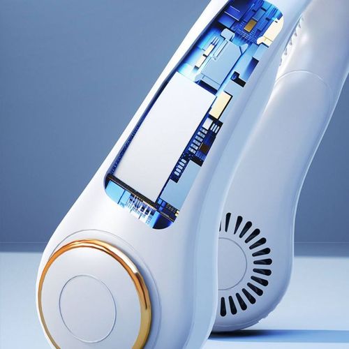 Newly launched, hot - selling outdoor rechargeable mini USB - portable cooling fan, a wearable neck fan
