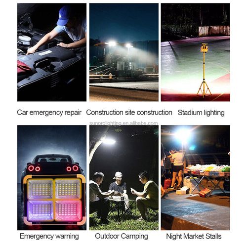 Lamp IP66 Portable Rechargeable 1000W 4800Mah LED Emergency Worklight
