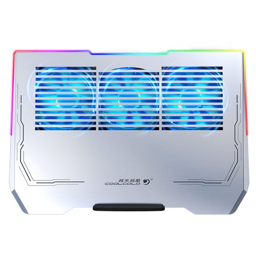 High-end airflow designed 17-inch RGB gaming laptop cooler fan