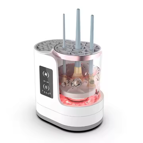 Multi-Functional Automatic USB Cosmetic Brushes Cleaner Tool Electric Makeup Brush Cleaner Machine with Brush Dryer