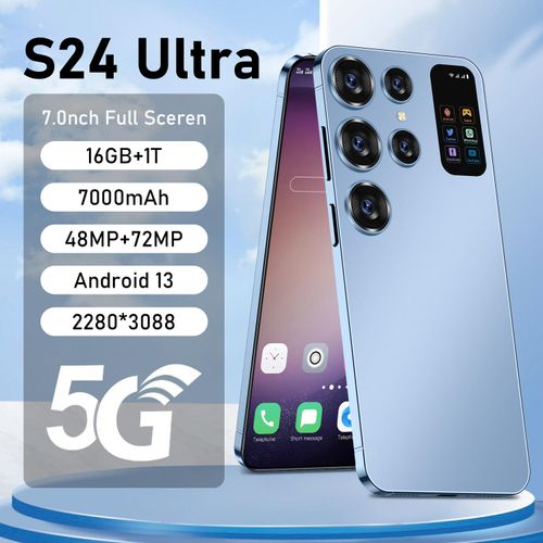 New S24 Super 16GB + 1TB Smartphone 7-inch Unlocked Dual-SIM 5G Android 13.0 Phone