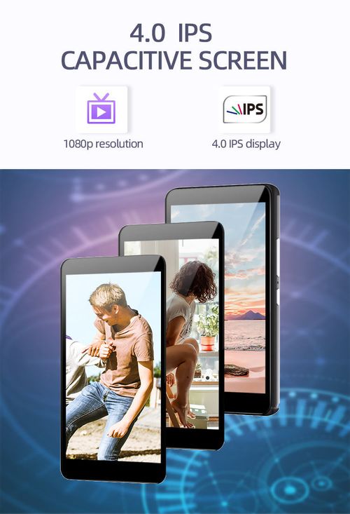 An MP4 player featuring a high - definition 4.0 - inch touchscreen, WIFI connectivity, e - book functionality, and wireless music download capabilities