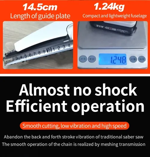 Battery driven chainsaw electric brushless chainsaw