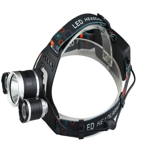 3 LED Headlamp Rechargeable 4 Modes Waterproof Headlight 1000 Lumens Head Torch Outdoor Riding Head Light