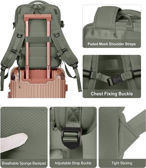 Large-capacity Outdoor Travel Laptop Backpack with Double Straps
