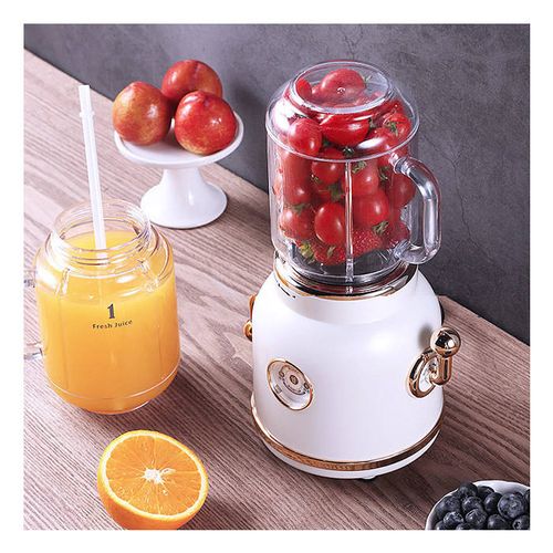 300W Household Retro Blender Table Juicer Electrical Smoothie Blender Fruit Mixer