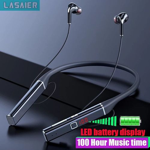S720 TWS 100 Hours Wireless Led Earphone Magnetic Neckband Headphone Sport Waterproof Noise Cancelling Headset With Mic