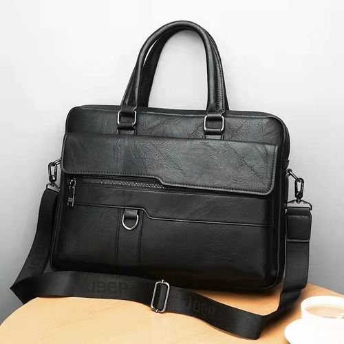 2025 Men's High-end Atmosphere Leather Briefcase Computer Bag