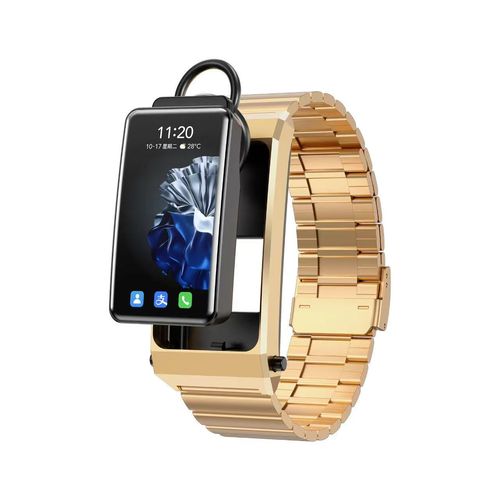 K80 Smart Bracelet 2 in 1 1.57inch BT Call NFC Sport Body Temperature Fitness Sports Smart Watch Headset For Men Women