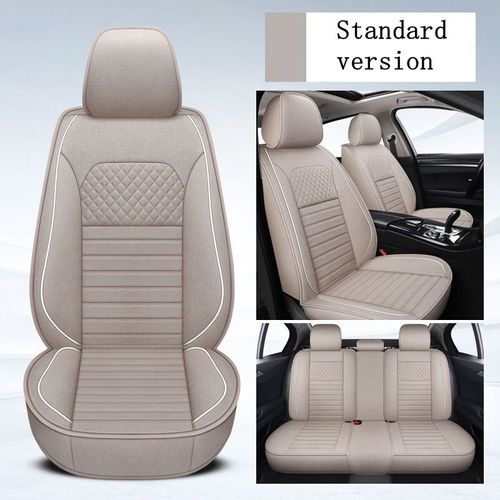 Full set of universal car seat covers, made of universal PVC leather material.