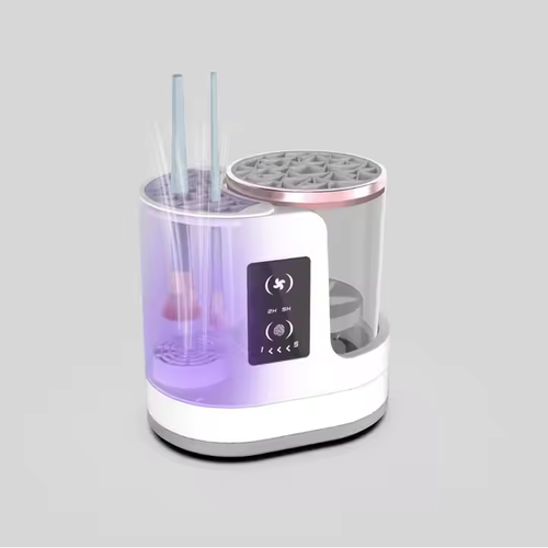 Multi-Functional Automatic USB Cosmetic Brushes Cleaner Tool Electric Makeup Brush Cleaner Machine with Brush Dryer