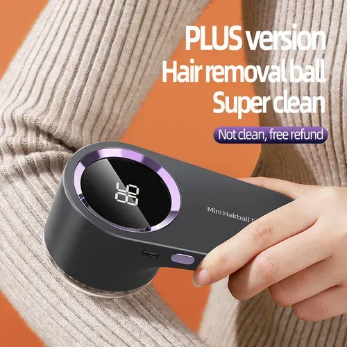 Charging fabric lint trimmer
