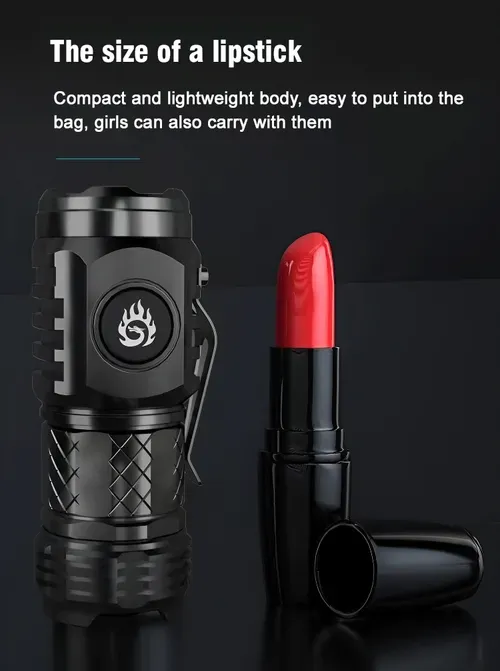 🎉🎉German Three-eyed Monster Mini Flash Super Power Flashlight
