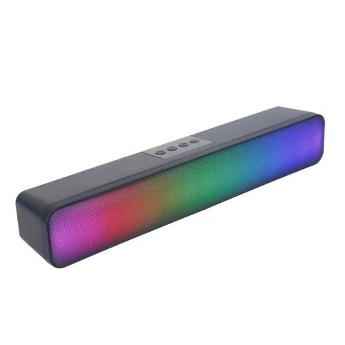 Professional USB card-inserting wireless audio Bluetooth speaker with RGB colorful lights