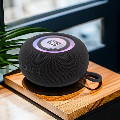 High-quality Mini Portable Bluetooth Wireless Speaker TG411, equipped with colorful RGB lights