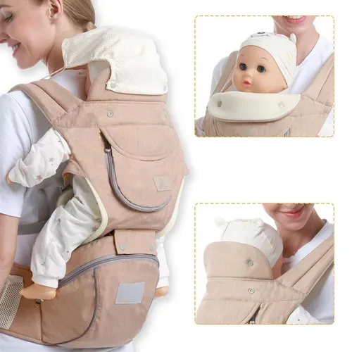 Baby carrier waist stool