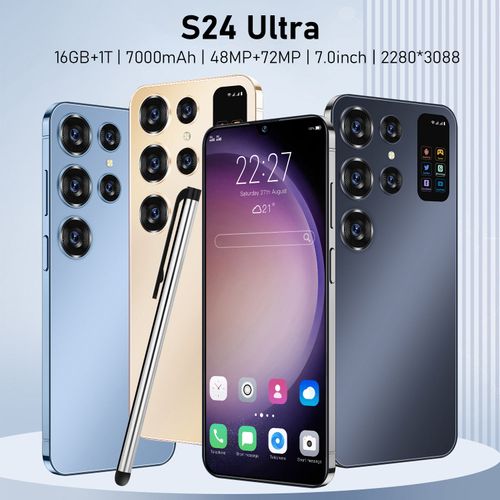 New S24 Super 16GB + 1TB Smartphone 7-inch Unlocked Dual-SIM 5G Android 13.0 Phone