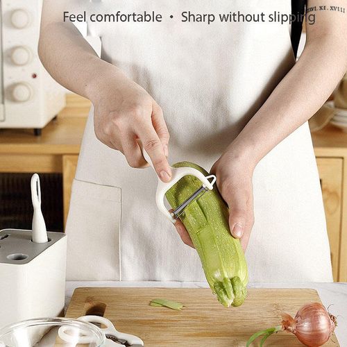2025 Smart Five-piece Set of Kitchen Tools, including Fruit Peeler, Paring Knife, Beer Bottle Opener, Commercial Dough Mixer, and Household Food Scissors