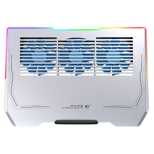 High-end airflow designed 17-inch RGB gaming laptop cooler fan