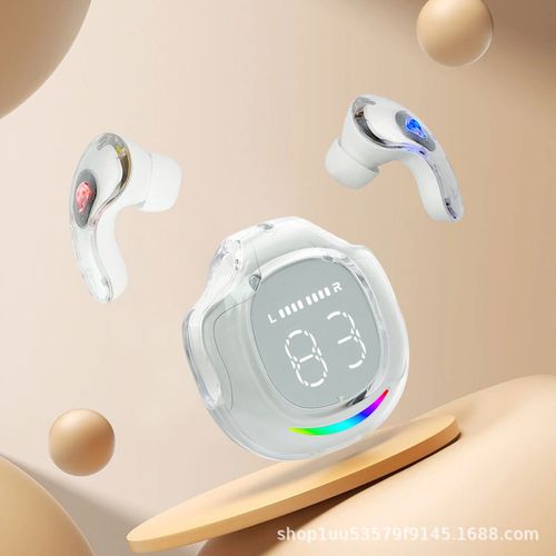 NEW T9 TWS Led Digital Display Wireless Earphones Gradient Color Headphones Sport Gaming Headsets Noise Earbuds Colorful Cover