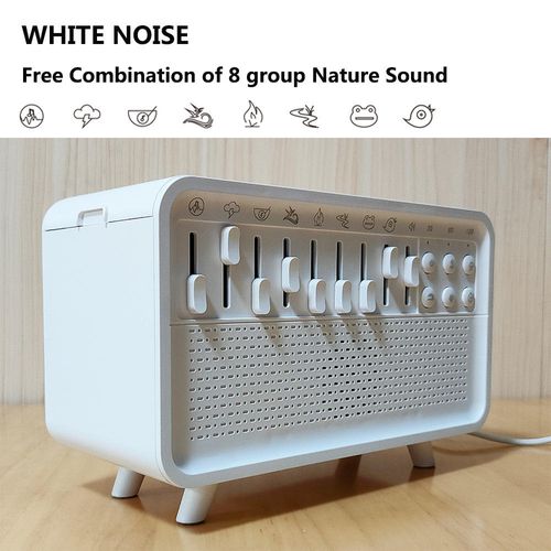 2025 New White Noise Aromatherapy Sleep Device Humidifier Bluetooth Speaker Soothing Sleep Night Light Artifact Baby Sleep Aid