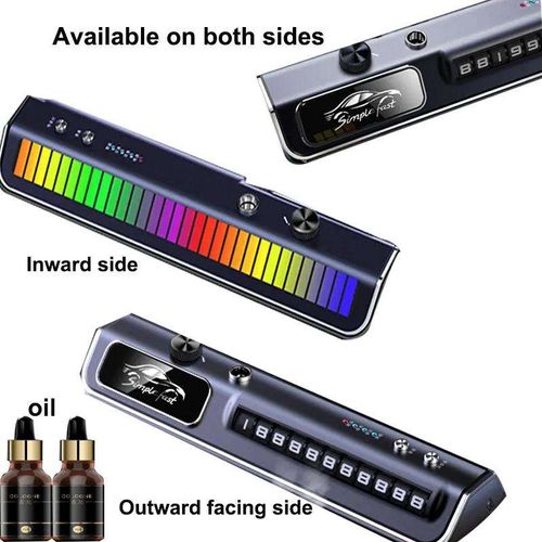 In - car aromatherapy music - sensing ambient light