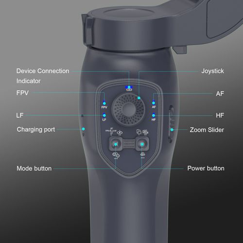 L7Cpro Foldable Smartphone 3-Axis Gimbal Stabilizer