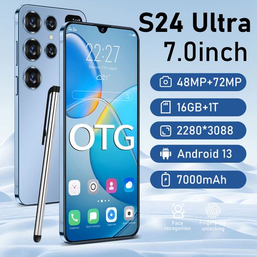 New S24 Super 16GB + 1TB Smartphone 7-inch Unlocked Dual-SIM 5G Android 13.0 Phone