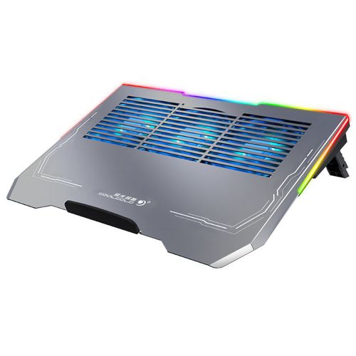 High-end airflow designed 17-inch RGB gaming laptop cooler fan