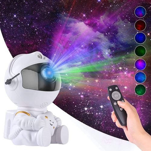 Multifunctional starry sky astronaut projection lamp with a remote control