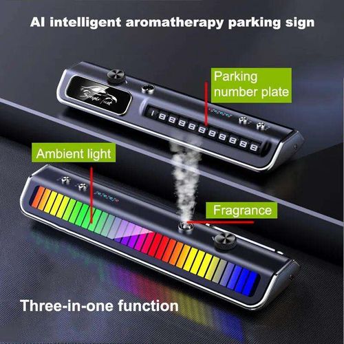 In - car aromatherapy music - sensing ambient light