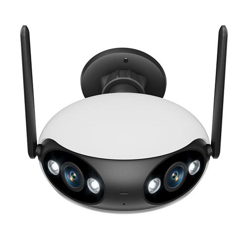ICSEE 4MP Home Security Wireless IP Bullet Double Lens 180 Panoramic Wifi Camera