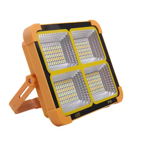 Portable Solar Flood Light with Power Bank