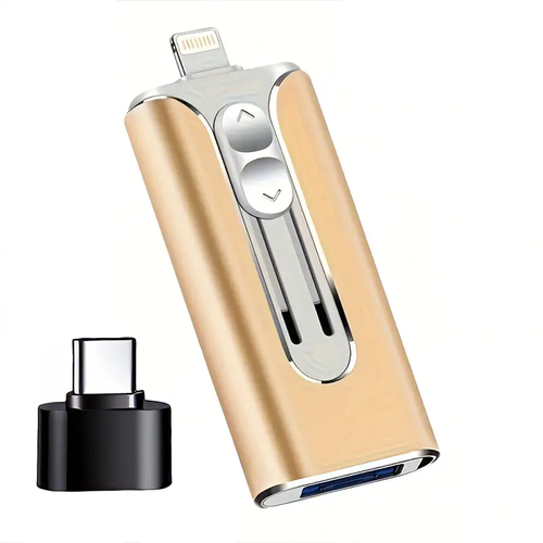32~256GB Micro USB + 8 Pin + USB 3.0 4 in 1 Mobile Phone Computer U-Disk