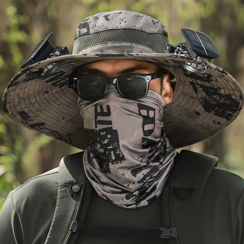 ⚡2025 New Ultralight Solar Fan Sun Hat – Lighter Than a Baseball!⚾