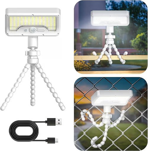 🎁Last Day Promotion 49% OFF🔥Solar Motion Floodlight & Tripod