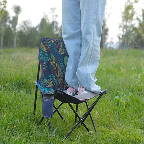 Outdoor Folding Chair Camping Mesh Chair Ultra-Light Portable Stool Small Stool Outdoor Fishing Chair