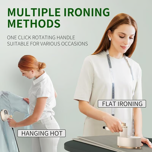 🌟 Say Goodbye to Wrinkles - ✨Mini Travel Iron for Clothes