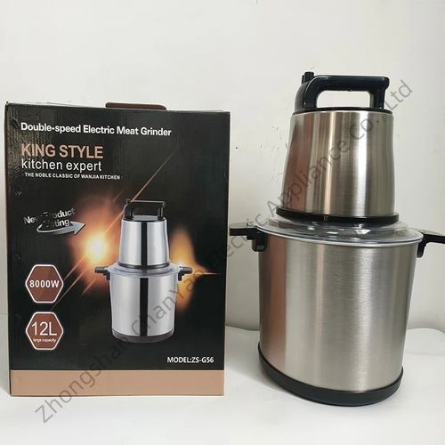 6L Stainless Steel Meat Grinder Yam Pounder and Fufu Machine for Home Use