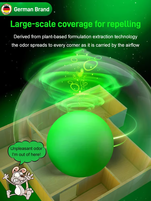 *One pellet lasts for one year* Rodent and insect repellent sphere