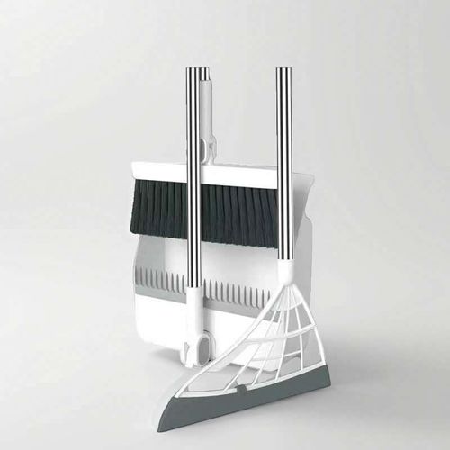 Home Folding Broom Set Enlarged Thick Dustpan Broom Set