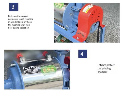 Flour Milling Machine Wheat & Rice Seasoning Grinder for Farm Industries(3 PCS)