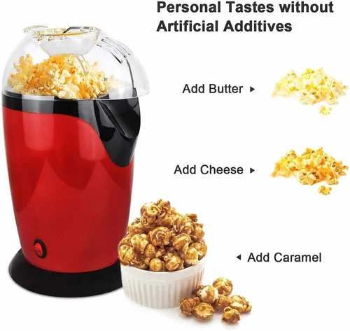 Vibespire™ Hot Air ElectricPopcorn Machine – Oil-Free, Fast & Healthy Snacks at Home