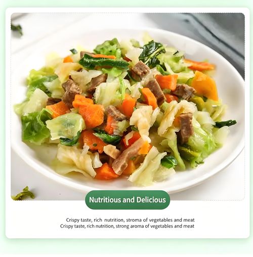 Dehydrated fresh beef mixed with dehydrated vegetables, bok choy, cabbage, ready-to-eat carrots, instant noodle companion, commercial combination(1kg)