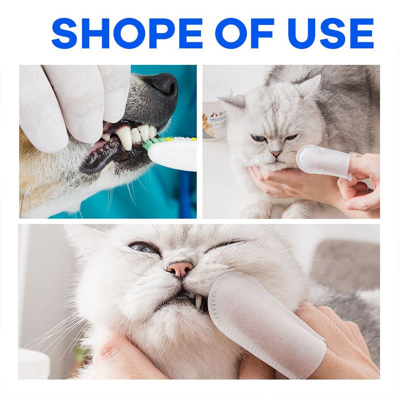 Clean Pet Teeth Finger Wipes