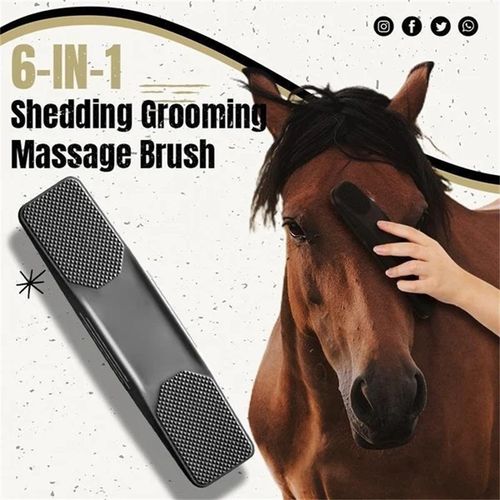 6-in-1 Shedding Grooming Massage Brush