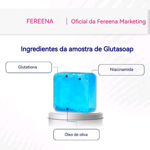 Fereena GlutaSoap – Sabonete Iluminador com Glutationa e Niacinamida