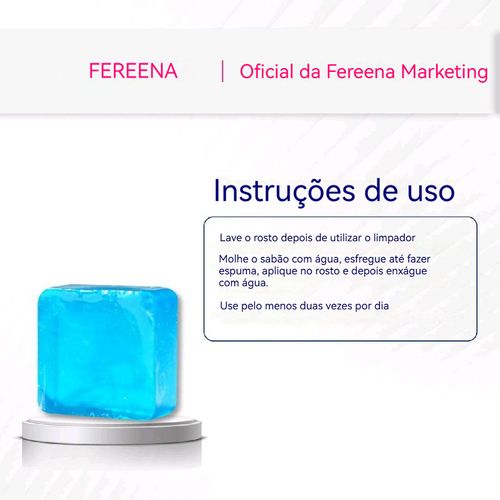 Fereena GlutaSoap – Sabonete Iluminador com Glutationa e Niacinamida