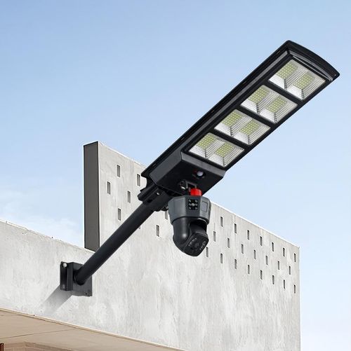 All In One Solar Street Light With Multi-Lens Security Camera  Motion Sensor For Nigeria Farm Compound