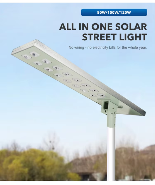 SOLAR STREE LIGHT (ALUMINUM BODY)